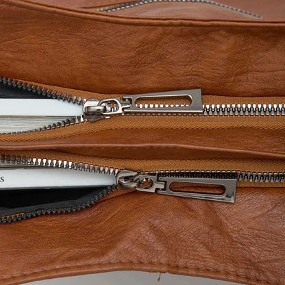 Faye | Vegane Umhängetasche aus Leder für Damen