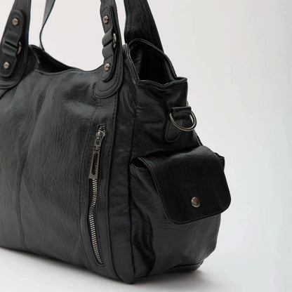 Faye | Vegane Umhängetasche aus Leder für Damen