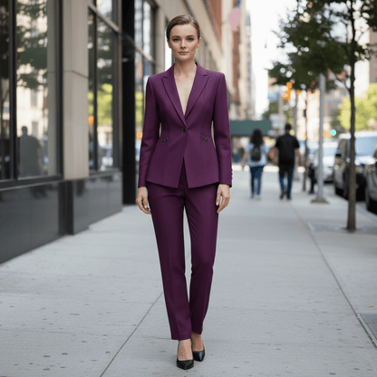 Tailored Blazer & Straight Trouser Co-Ord Set