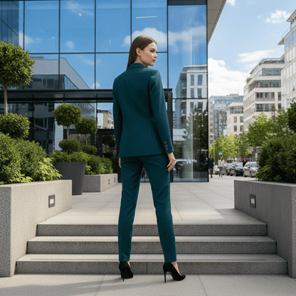 Tailored Blazer & Straight Trouser Co-Ord Set