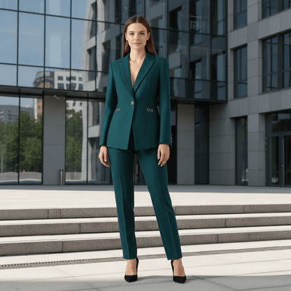 Tailored Blazer & Straight Trouser Co-Ord Set