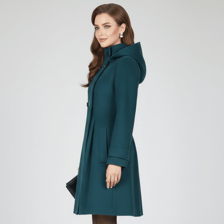 Hooded Button-Front Parka