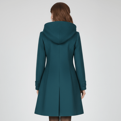 Hooded Button-Front Parka