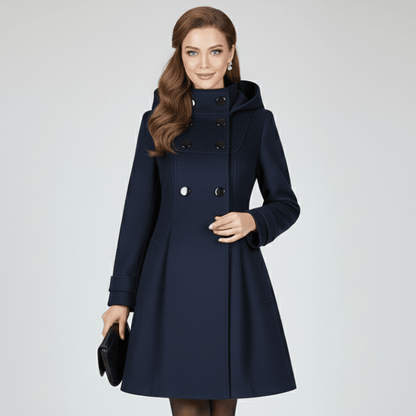 Hooded Button-Front Parka