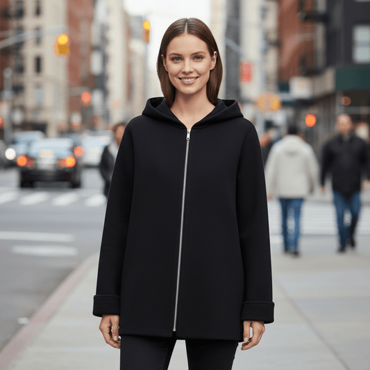 Parka con capucha para uso diario