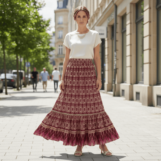 Tiered Maxi Skirt for Everyday Outfits