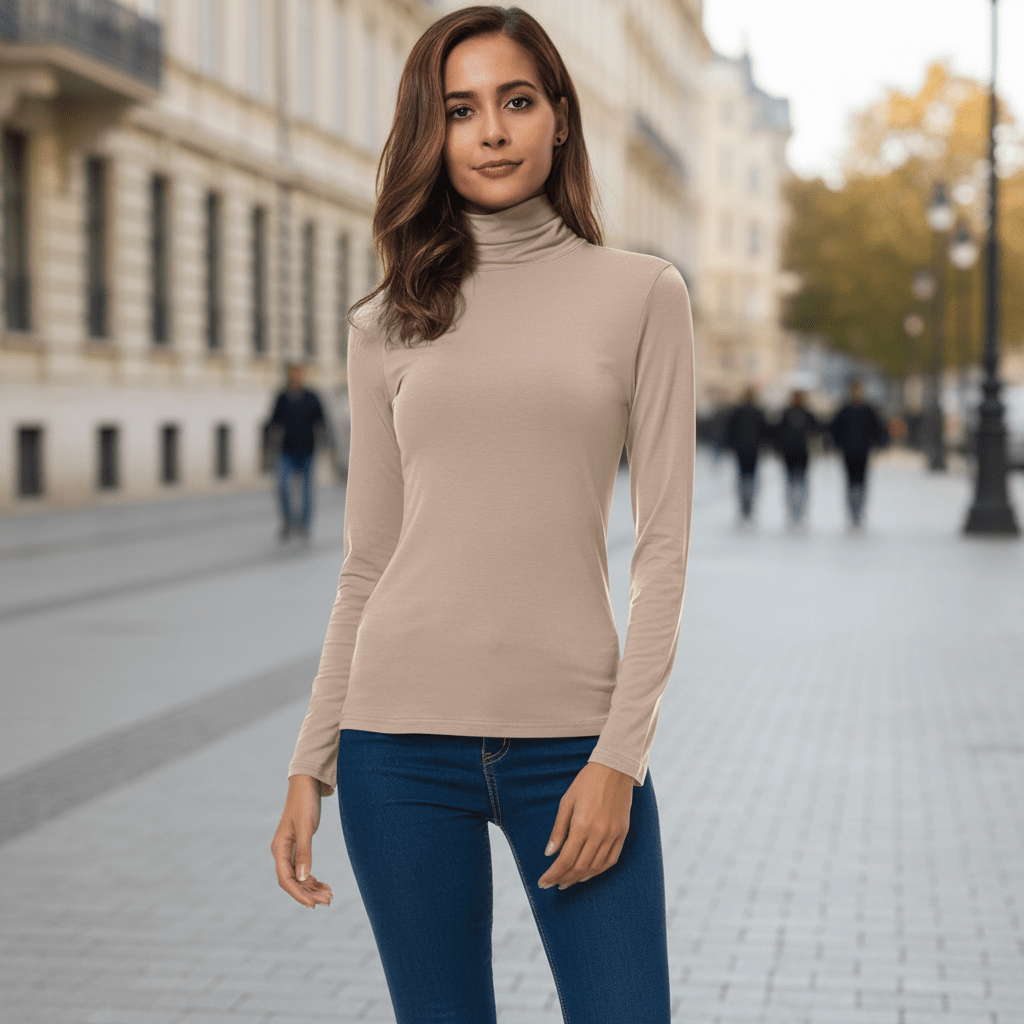 Long Sleeve Turtleneck Sweater