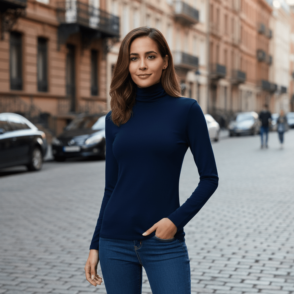 Long Sleeve Turtleneck Sweater