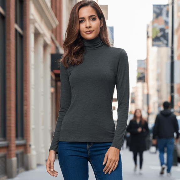 Long Sleeve Turtleneck Sweater