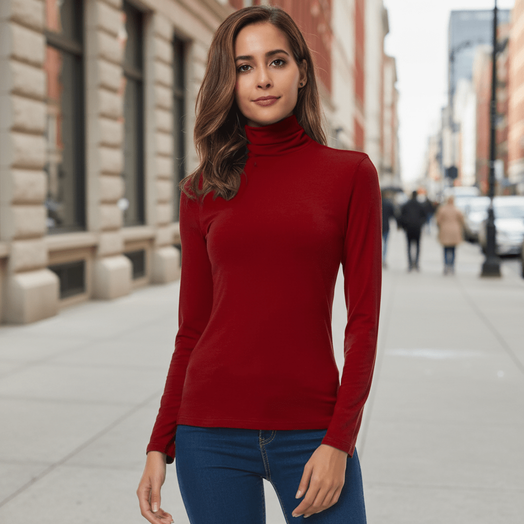 Long Sleeve Turtleneck Sweater