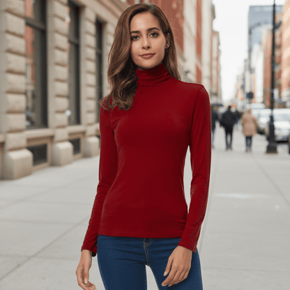 Long Sleeve Turtleneck Sweater