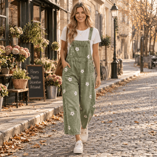 Piper | Pantalones estampados de pierna ancha para mujer