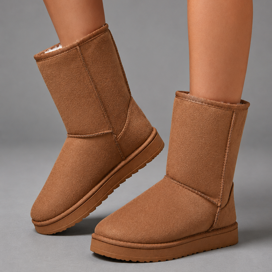 Winterstiefel bis zur Wadenmitte