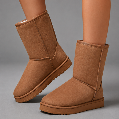 Winterstiefel bis zur Wadenmitte