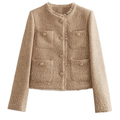 Refined Button-Front Jacket