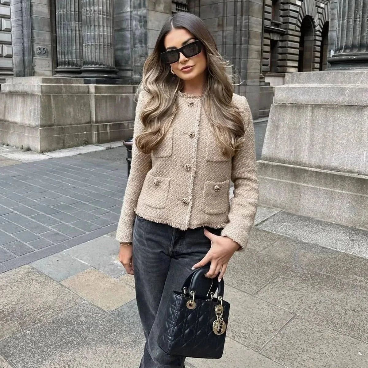 Refined Button-Front Jacket