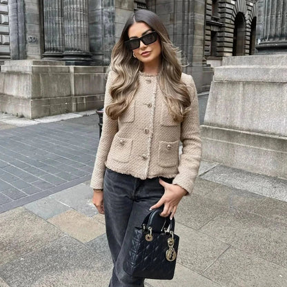 Refined Button-Front Jacket