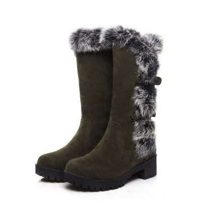 Winterstiefel für Damen bis zur Wadenmitte