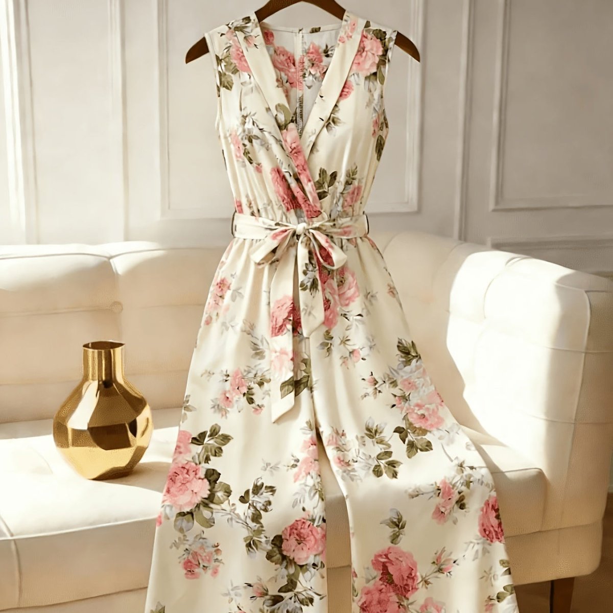 Elegant V Neck Summer Jumpsuits