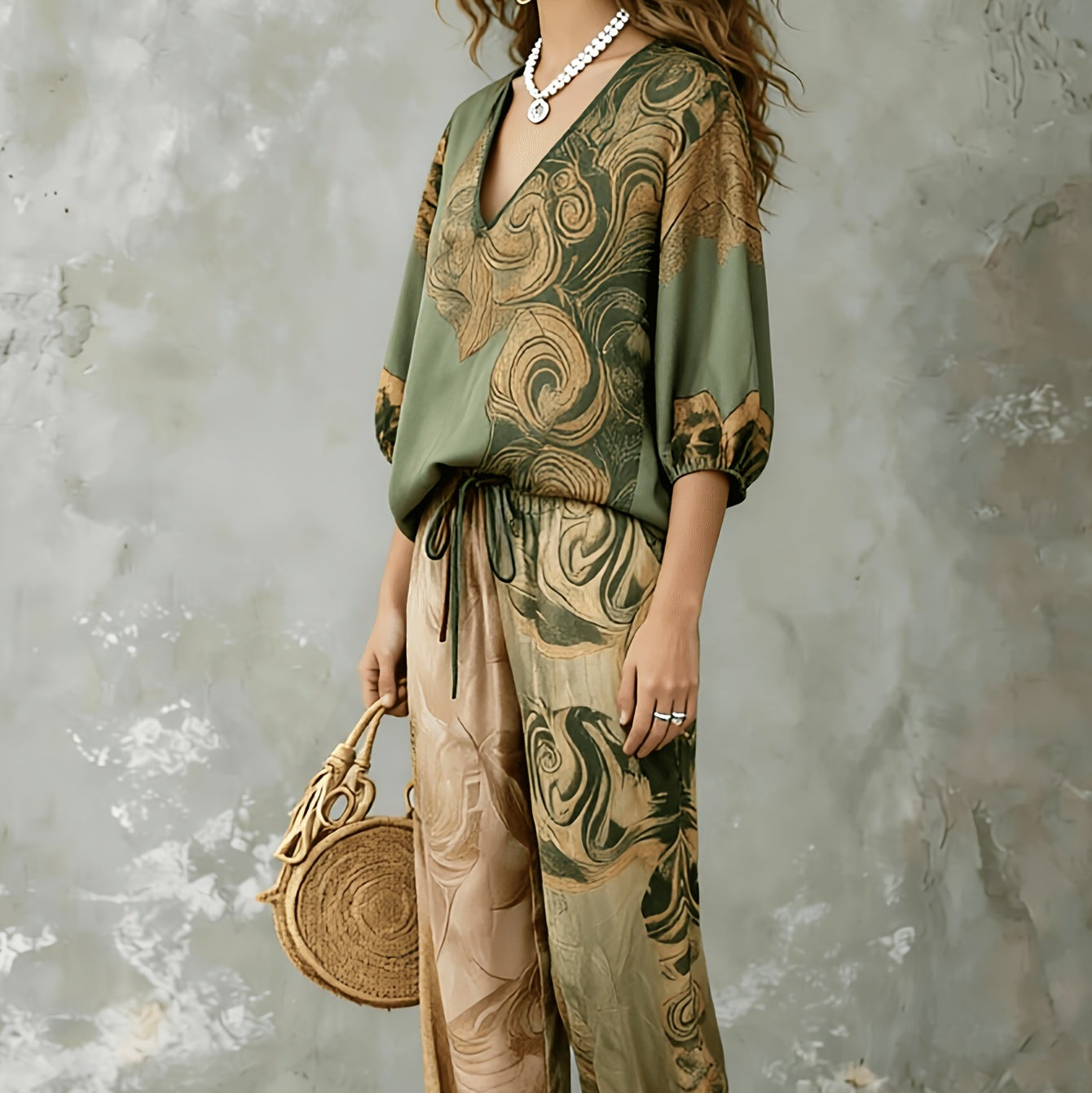 Pocket Cuffed Pants Jumpsuits