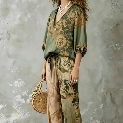 Pocket Cuffed Pants Jumpsuits