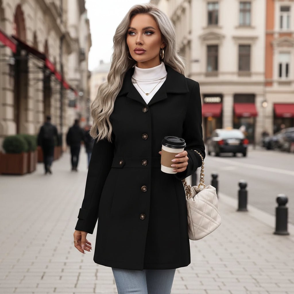 Parka con cinturón para otoño
