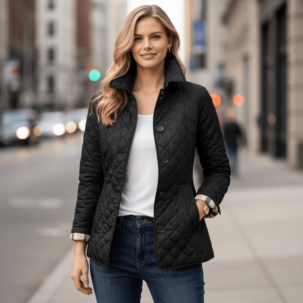 Quilted Collar Parka