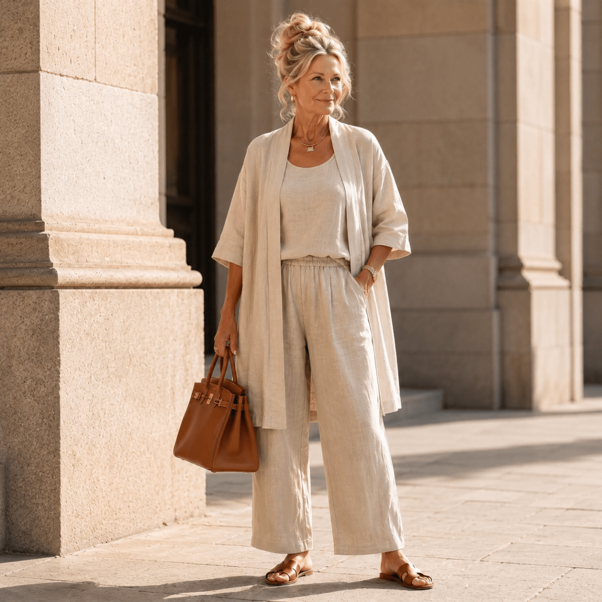 Three Piece Relaxed Pant Set