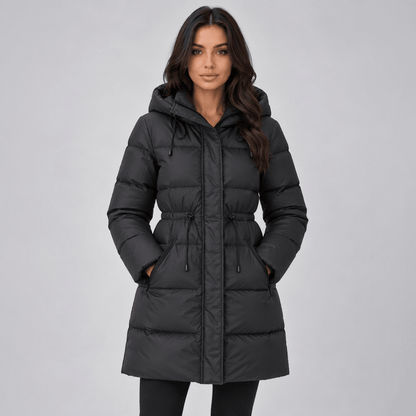 Billie | Women's Longline Hooded Puffer Coat