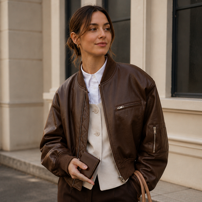 Oversized Bomber Jacket for Everyday Style