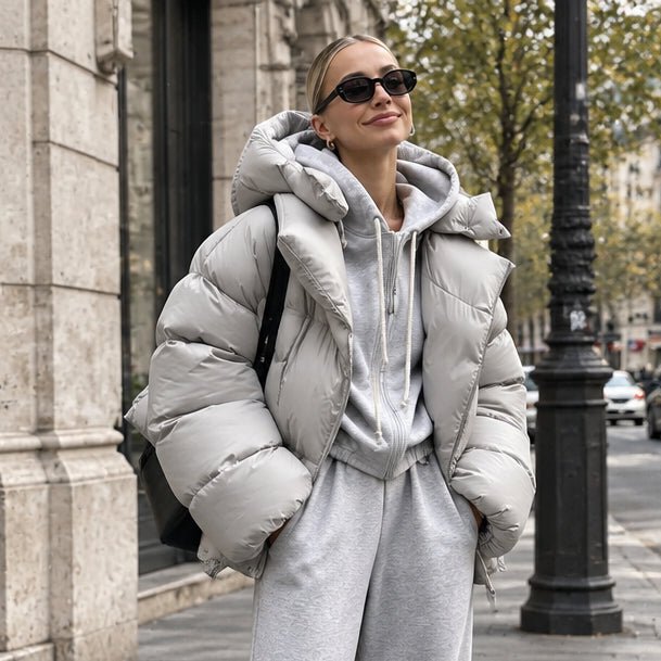Oversized Hooded Puffer Jacket