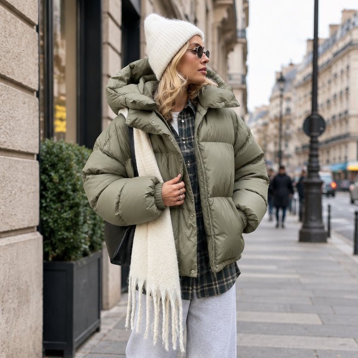 Oversized Hooded Puffer Jacket