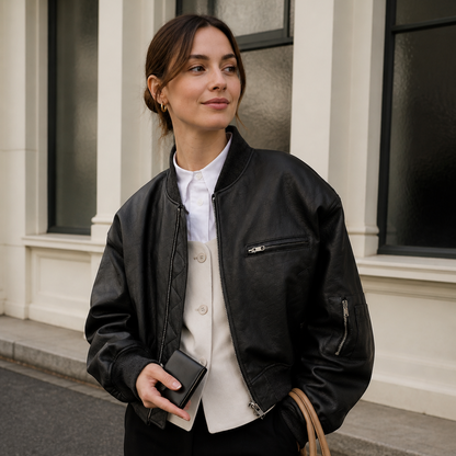 Oversized Bomber Jacket for Everyday Style