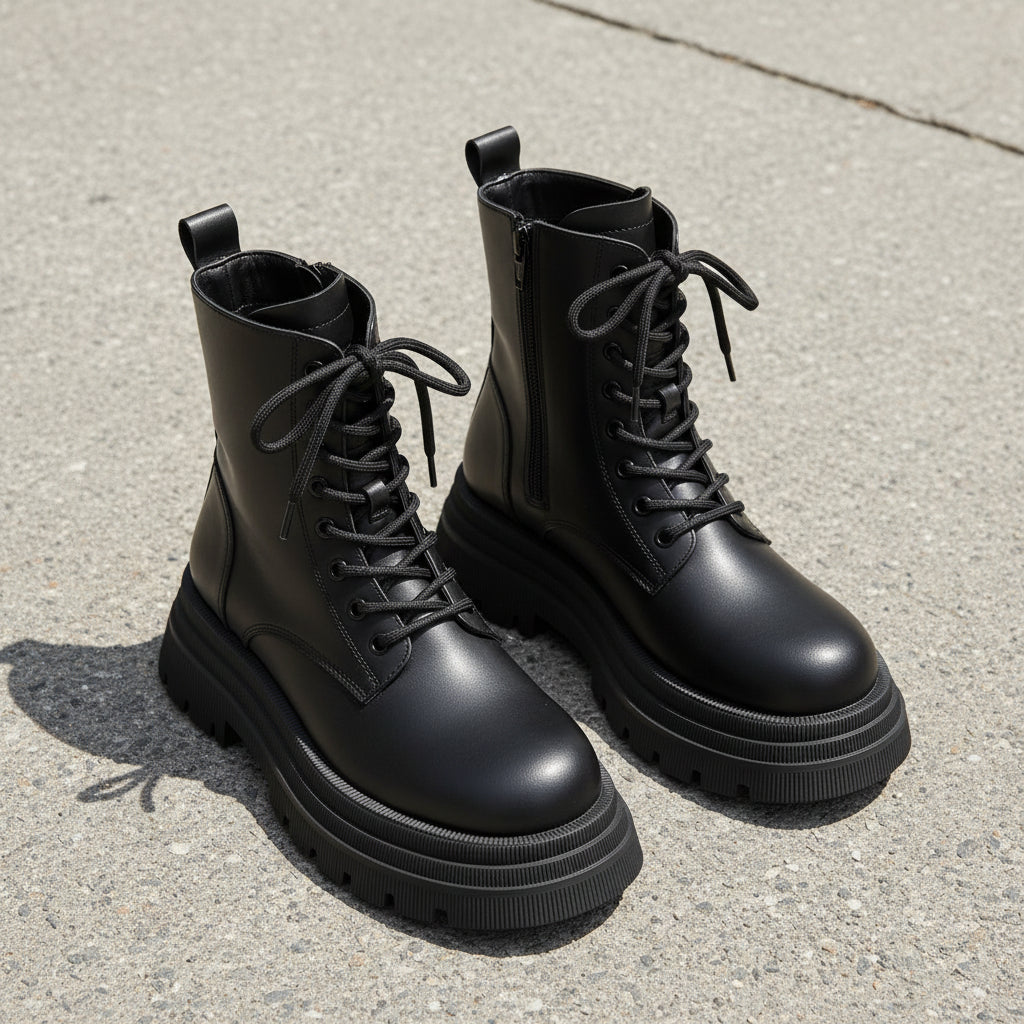 Street Ready Lace-Up Winter Boots