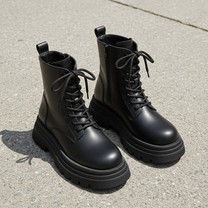 Street Ready Lace-Up Winter Boots