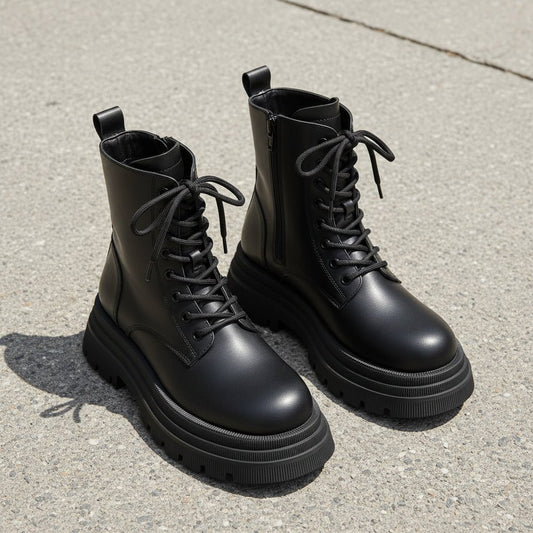 Street Ready Lace-Up Winter Boots