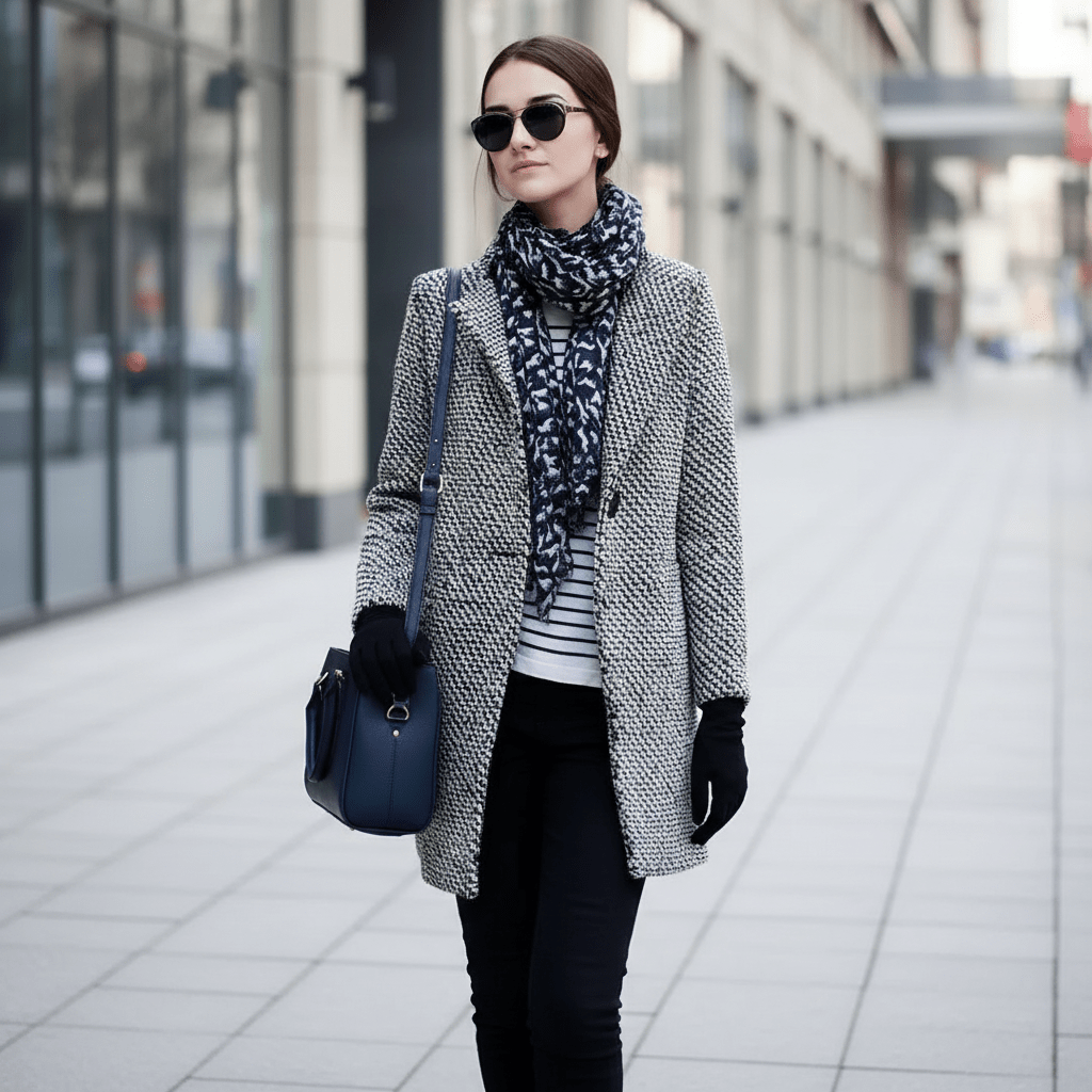 Müheloses Styling: Langer Winterparka