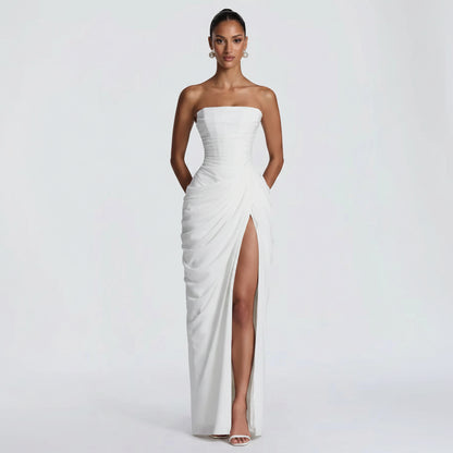 Strapless Corset Maxi Dress