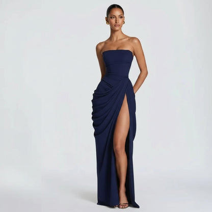 Strapless Corset Maxi Dress