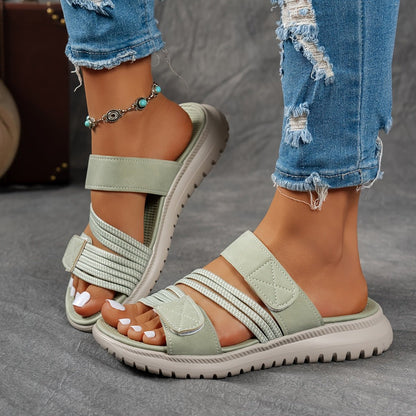 Elastic Strap Comfort Walking Sandals