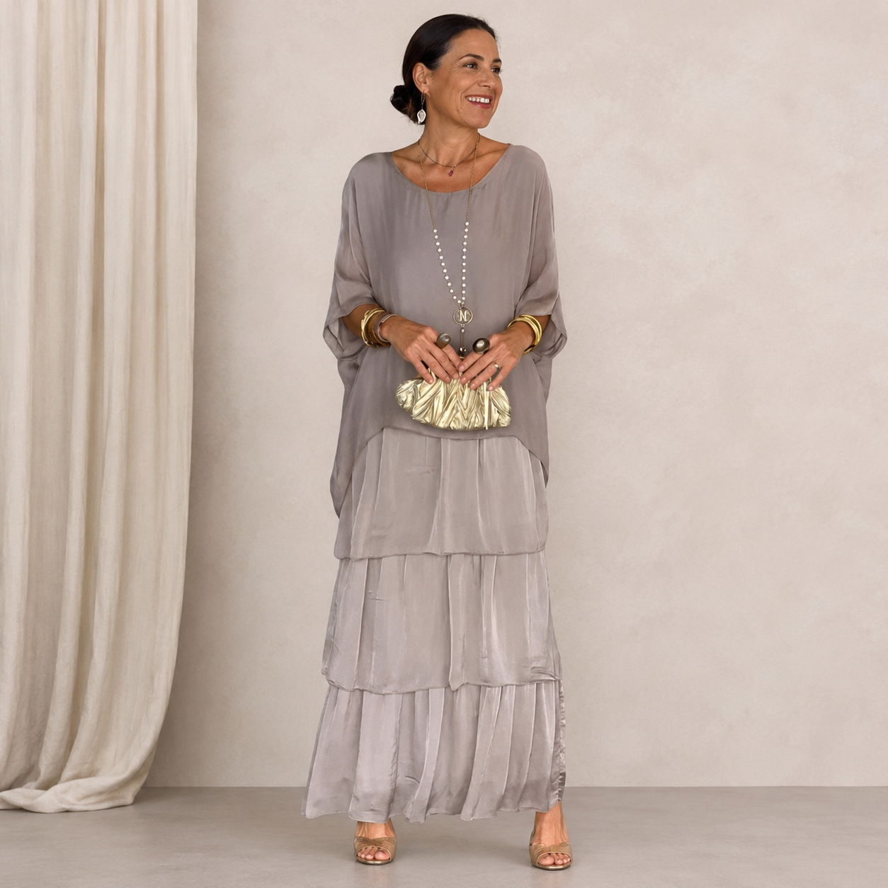 Flowing Elegant Maxi Dress