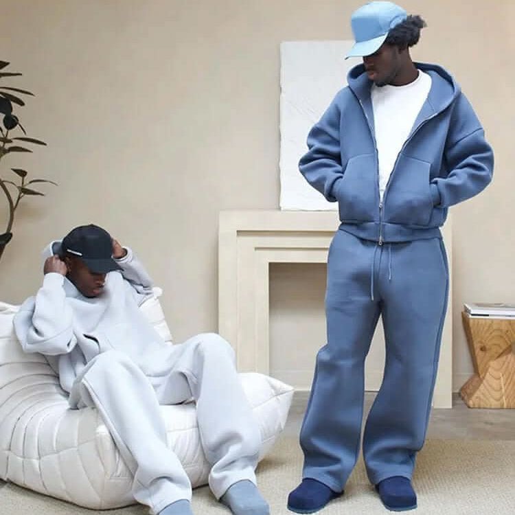 Relaxed Streetwear Hoodie And Jogger Set