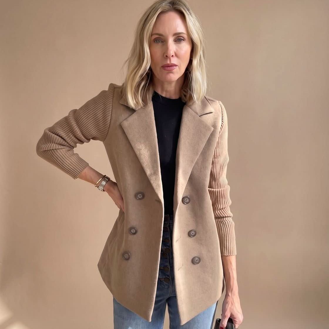 Double-Breasted Blazer
