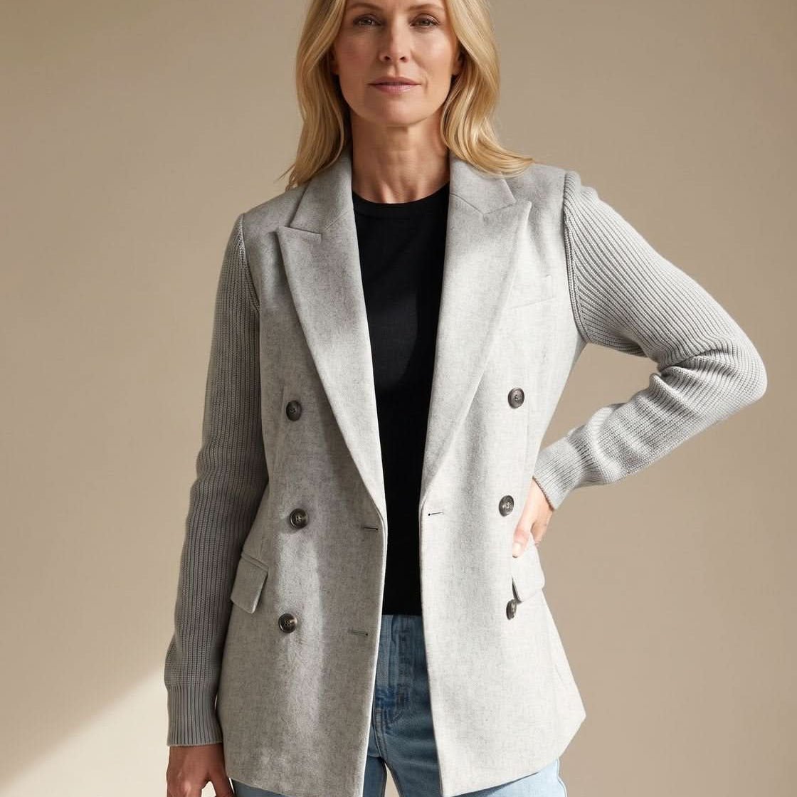Double-Breasted Blazer