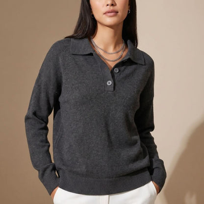 Polo-Pullover mit legerer Passform