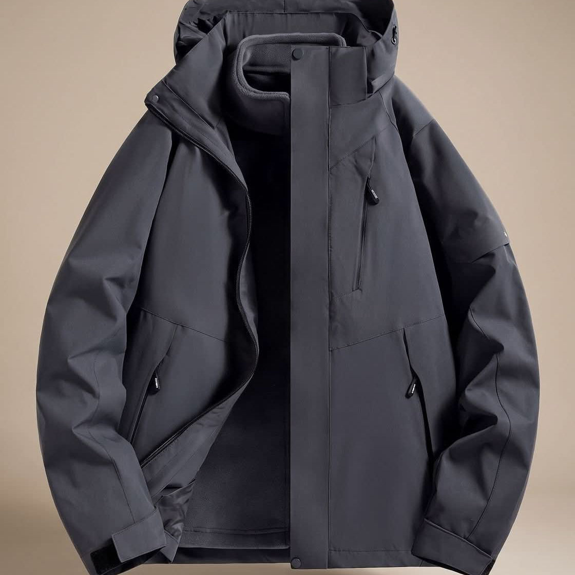 Easy Layering Hooded Winter Jacket