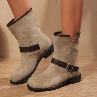 Western-Stiefeletten mit Schnalle