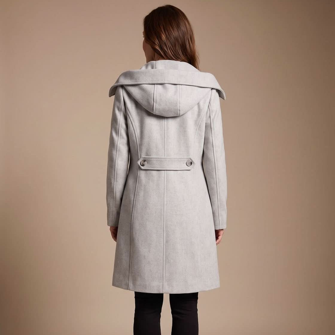 Dufflecoat mit zweireihigem Verschluss