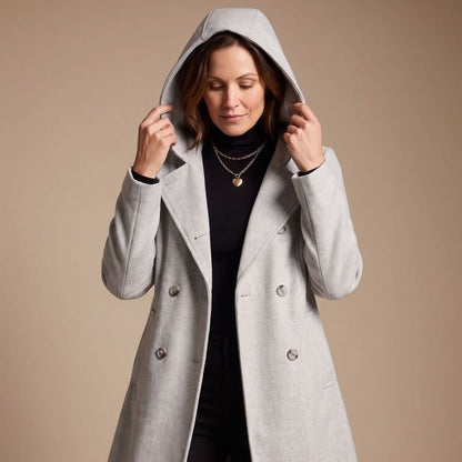 Dufflecoat mit zweireihigem Verschluss
