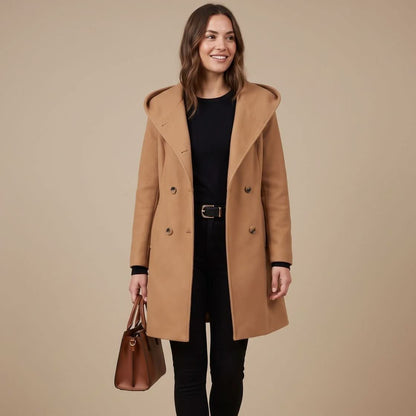Dufflecoat mit zweireihigem Verschluss
